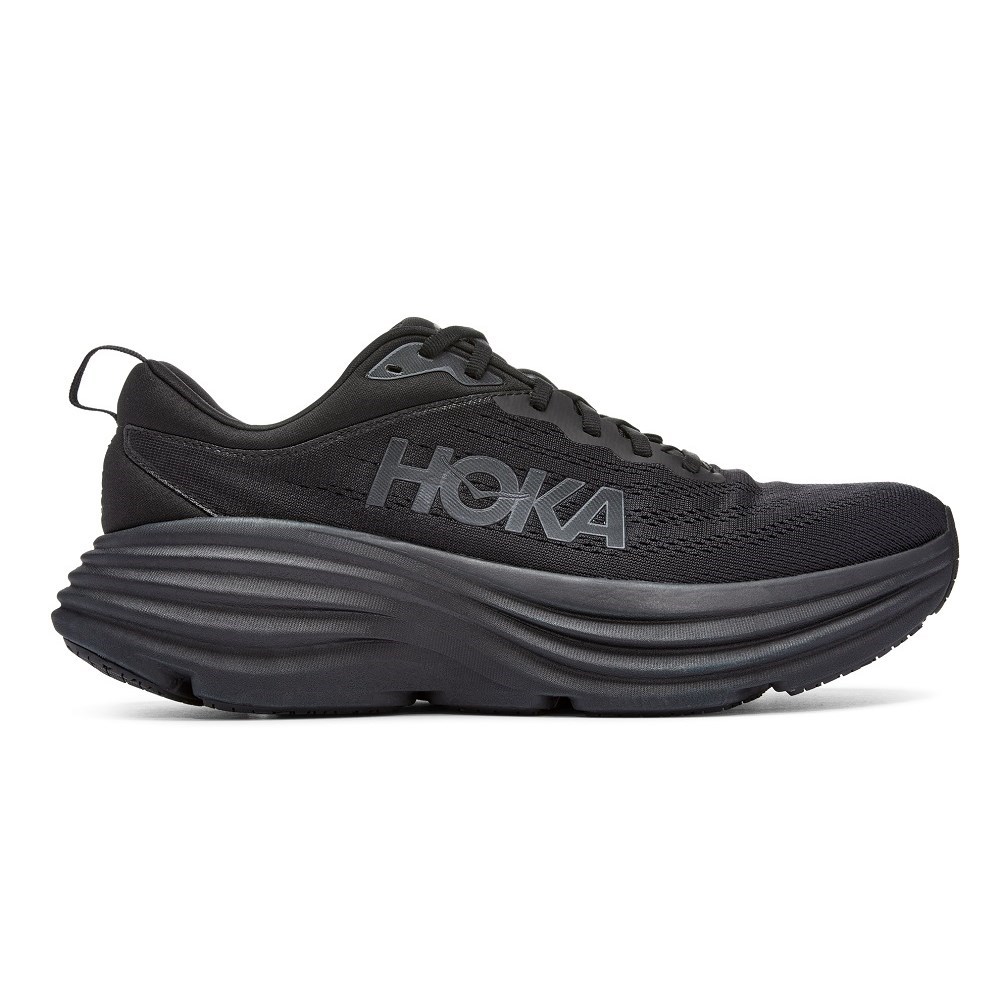 Hoka Bondi 8 - Mens Running Shoes - Triple Black | Sportitude