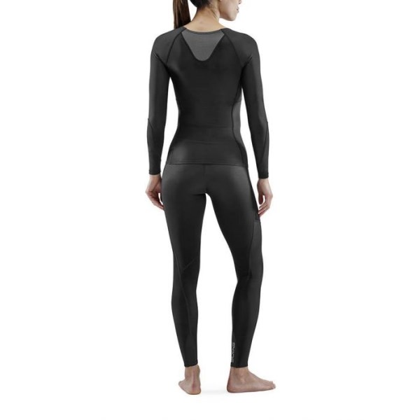 Skins Series-3 Womens Compression Long Sleeve Top - Black