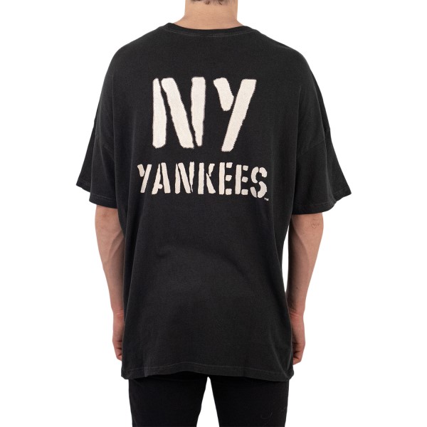 Majestic New York Yankees Stencil Overdye Mens Baseball T-Shirt - NY Yankees