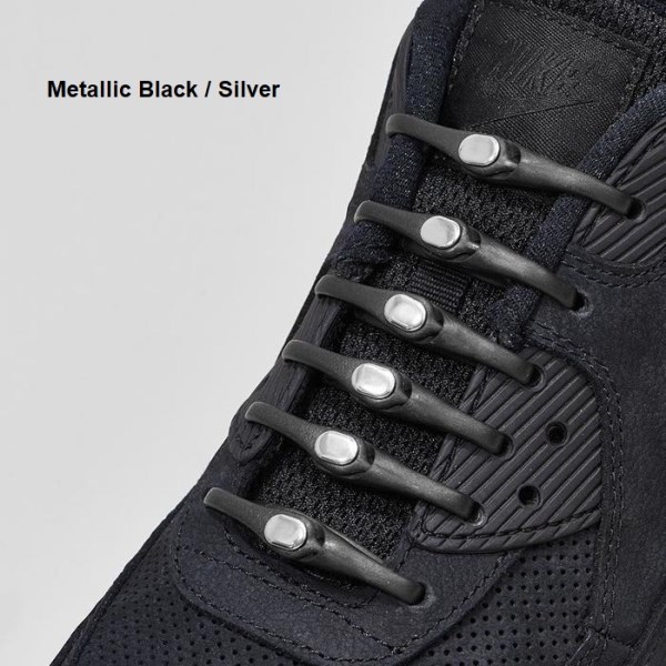 Hickies 2.0 Metallic No-Tie Elastic Shoe Laces