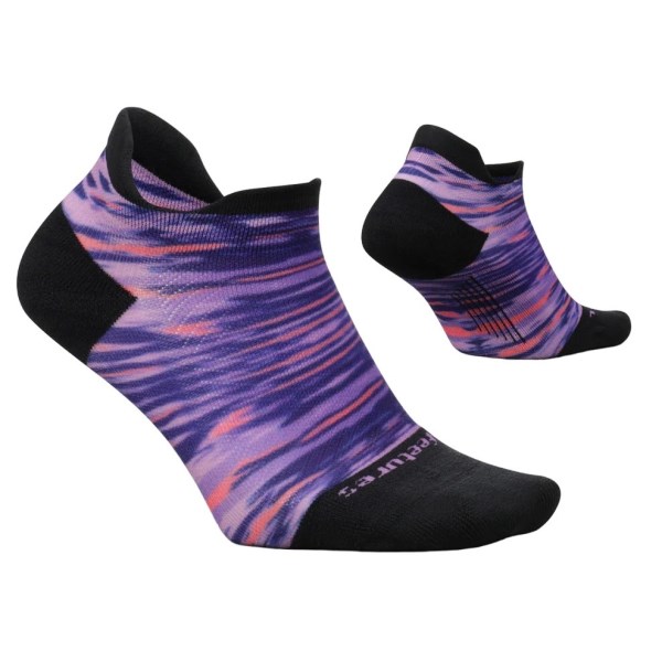 Feetures Elite Light Cushion No Show Tab Running Socks - Reflection Purple