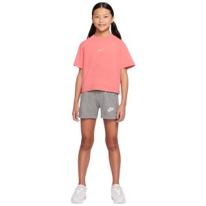 Nike Sportswear Essential Boxy Kids Girls T-Shirt - Pink/Salt