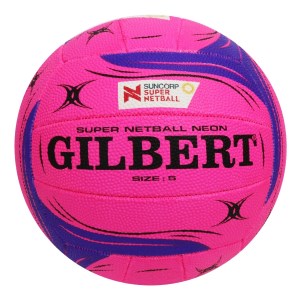 Gilbert Pulse Netball - Size 5 - Pink