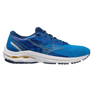 Mizuno Wave Equate 7 - Mens Running Shoes - French Blue/Gold/Gold