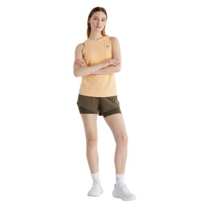 New Balance Jacquard Slim Womens Running Tank Top - Peach Blo