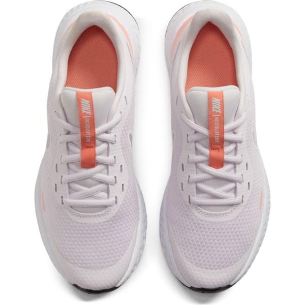 Nike Revolution 5 GS - Kids Running Shoes - Light Violet/Metallic/Platinum Crimson Bliss