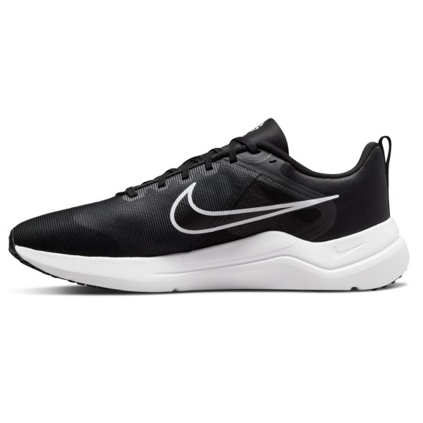 Nike Downshifter 12 - Mens Running Shoes - Black/White/Dark Smoke Grey