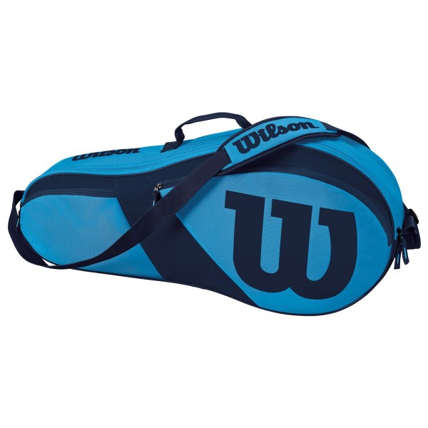 Wilson Match II 3 Pack Tennis Racquet Bag - Blue