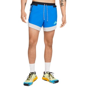 Nike Dri-Fit Flex Stride Mens Trail Running Shorts - Grey/Blue