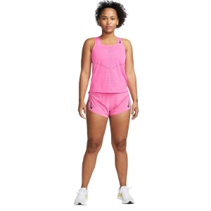 Nike Dri-Fit ADV AeroSwift Womens Running Singlet - Pinksicle/Black