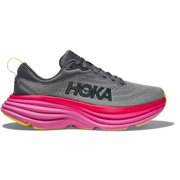 Hoka Bondi 8 - Womens Running Shoes - Castlerock/Strawberry | Sportitude