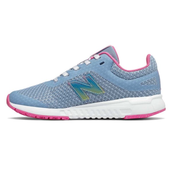 New Balance 455 v2 - Kids Running Shoes - Light Blue/Pink
