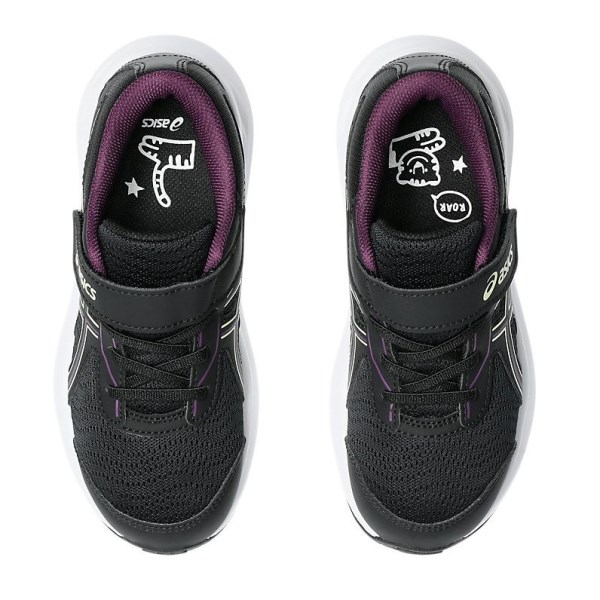 Asics Contend 9 PS - Kids Running Shoes - Black/Deep Mauve