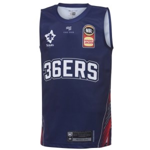 First Ever Adelaide 36ers Home 2019/20 Kids Basketball Jersey - Navy