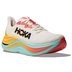 Hoka Skyward X - Womens Running Shoes - Blanc De Blanc/Swim Day