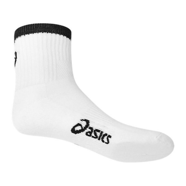 Asics Pace Quarter Socks - Brilliant White/Performance Black