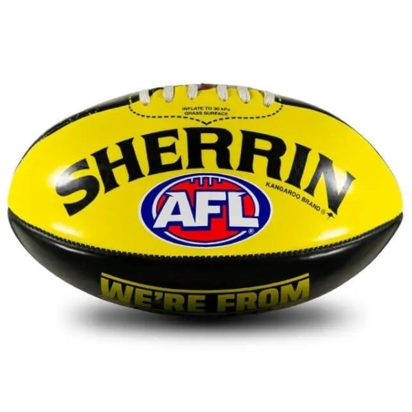 Sherrin Richmond Tigers Replica AFL Mini Football - Yellow/Black