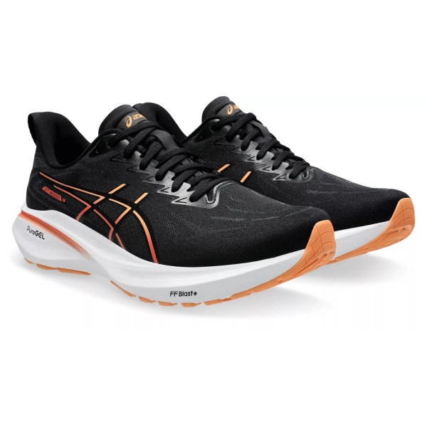 Asics GT-2000 13 - Mens Running Shoes - Black/Faded Orange