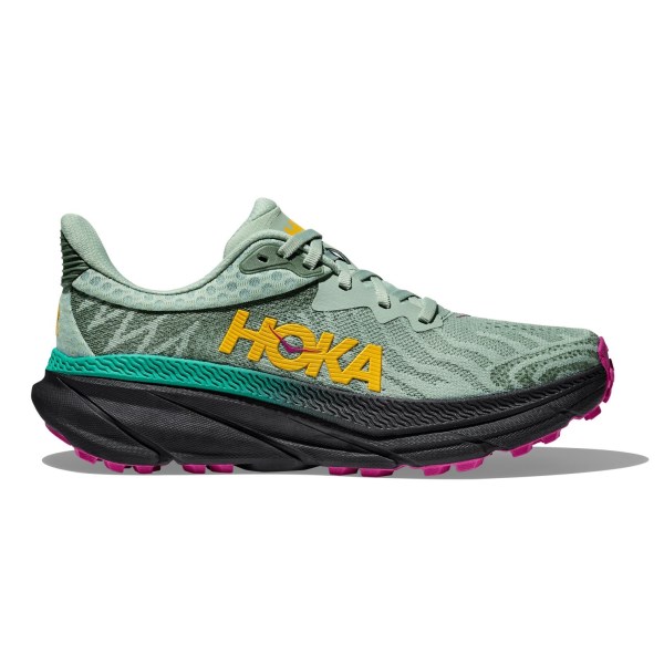 Hoka Challenger ATR 7 - Womens Trail Running Shoes - Aloe Vera/Black