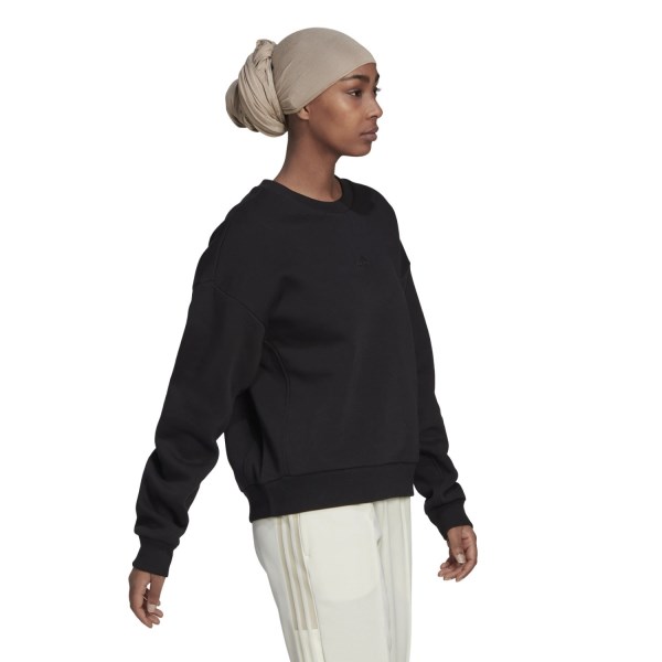 Adidas All Season Womens Fleece Sweatshirt - Black
