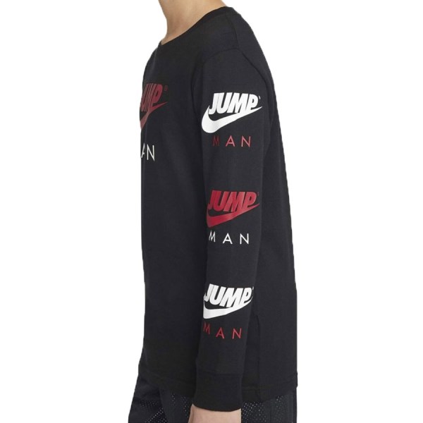 Jordan JDB Jumpman Triple Threat Kids Long Sleeve T-Shirt - Black