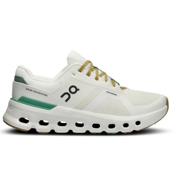 On Cloudrunner 2 - Womens Running Shoes - Undyed/Green