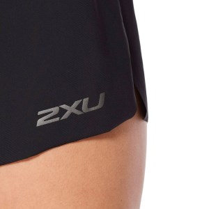 2XU GHST 3 Inch Womens Running Shorts - Black/Black Reflective