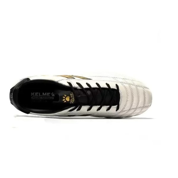 Kelme Zapatilla AG - Mens Football Boots - White/Black