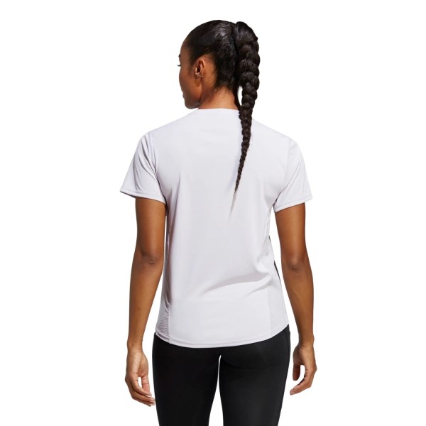 Adidas Own The Run Womens Running T-Shirt - Silver Dawn