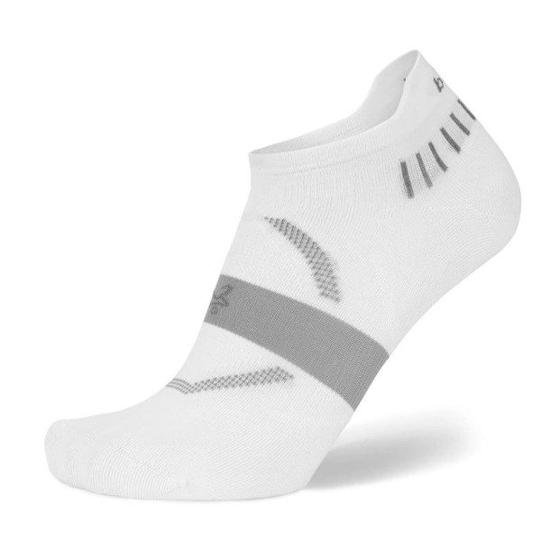Balega Hidden Dry No Show Running Socks - White