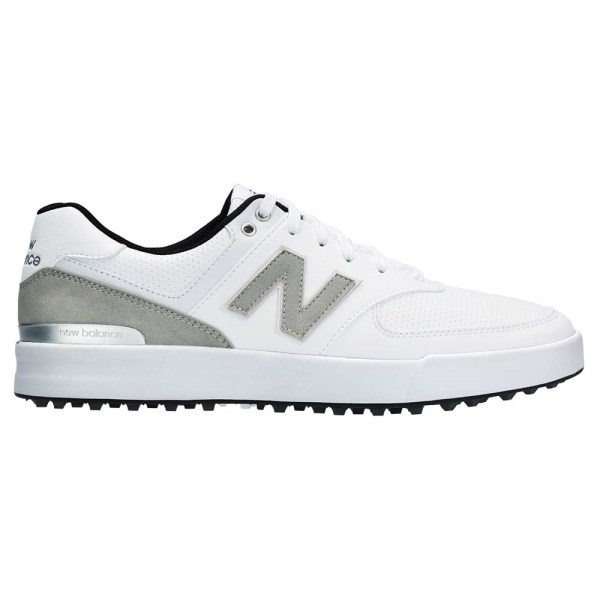 New Balance 574 Greens - Mens Golf Shoes - White/Grey