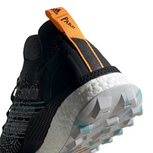 Adidas Terrex Two Ultra Parley - Womens Trail Running Shoes - Core Black/Dash Grey/Blue