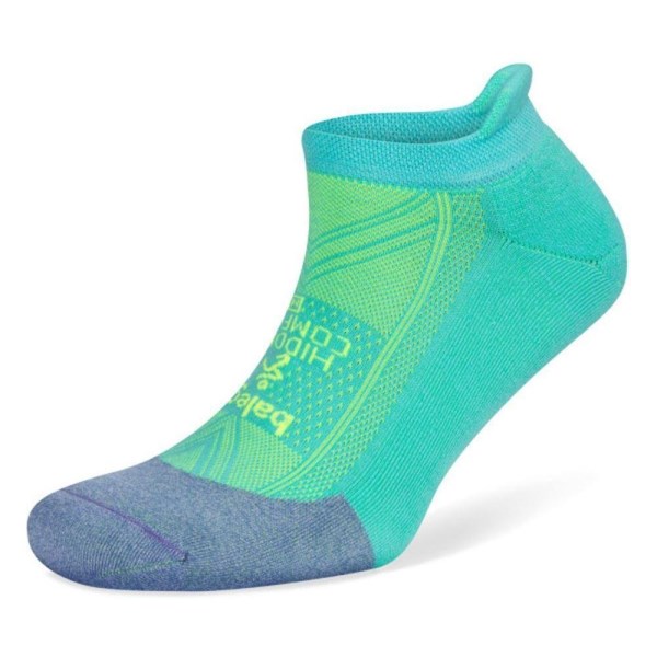 Balega Hidden Comfort Running Socks - Lilac/Neon Aqua