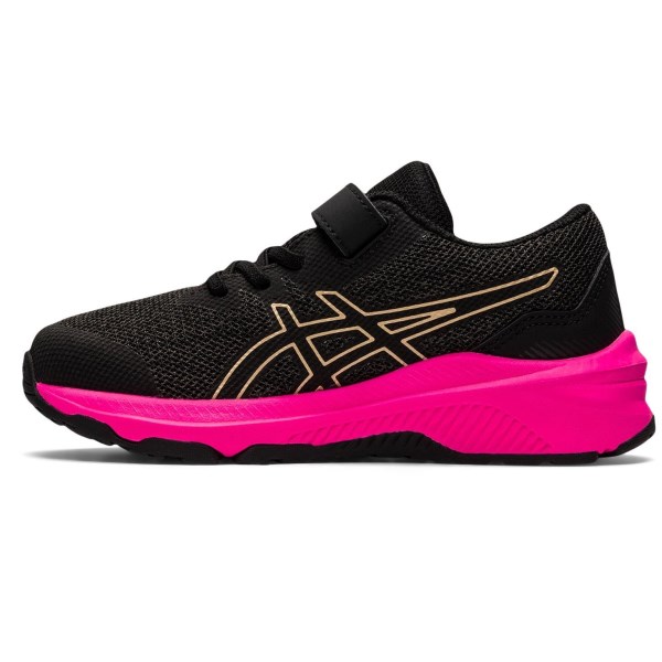 Asics GT-1000 11 PS - Kids Running Shoes - Graphite Grey/Champagne/Pink