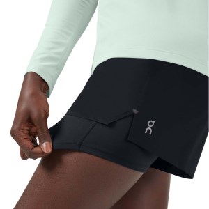 On Running Womens Running Shorts - Black