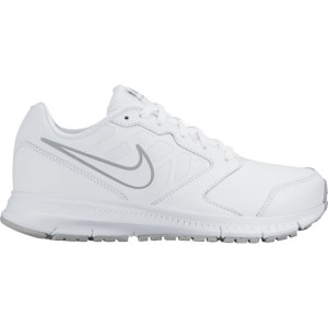 Nike Downshifter 6 Leather GS/PS - Kids School Shoes - Triple White