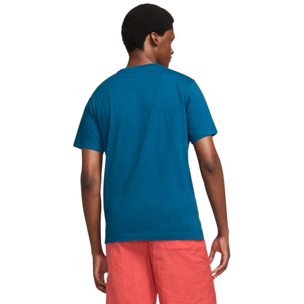 Nike Sportswear Mens T-Shirt - Court Blue/Team Orange