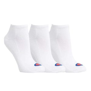 Champion C Logo Mens Low Cut Socks - 3 Pack - White