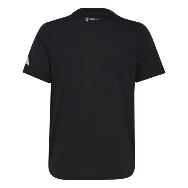 Adidas HIIT AeroReady Graphic Kids T-Shirt - Black/White