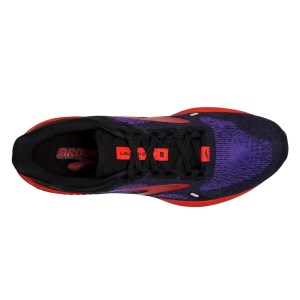 Brooks Launch GTS 9 - Mens Running Shoes - Black/Deep Blue/Red