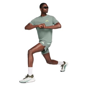 Nike Dri-Fit Trail Mens Running T-Shirt - Dark Stucco