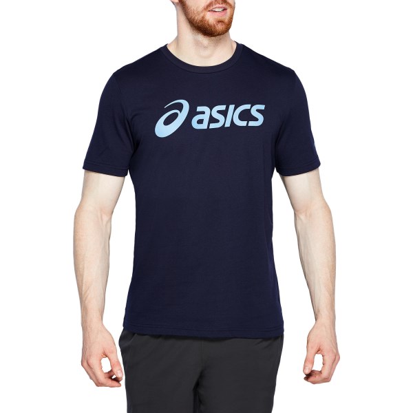 Asics Logo Mens T-Shirt - Peacoat
