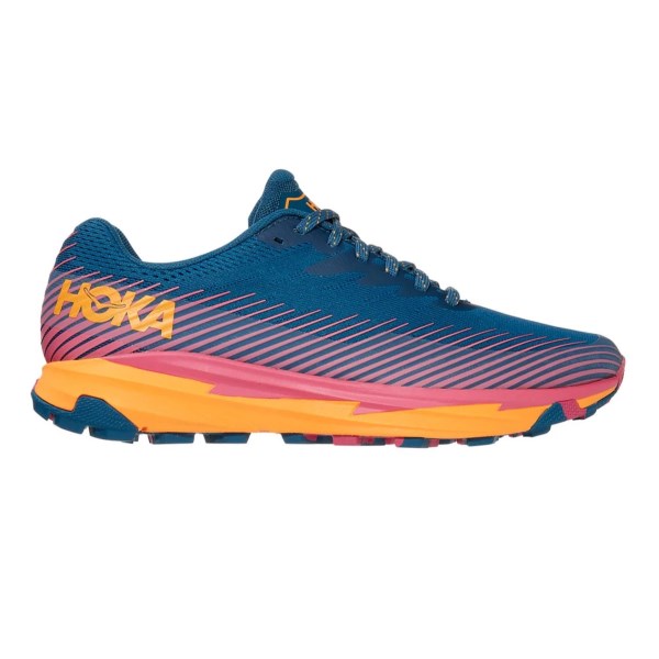 Hoka Torrent 2 - Womens Trail Running Shoes - Moroccan Blue/Saffron