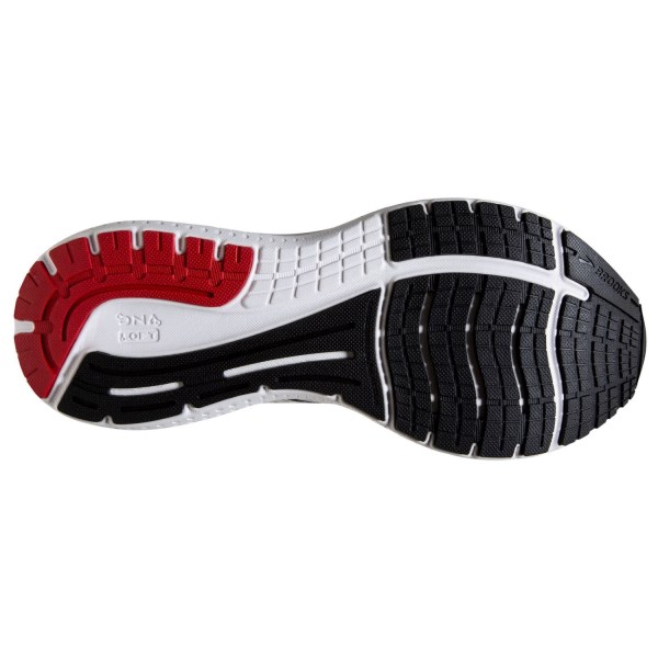 Brooks Glycerin 19 - Mens Running Shoes - White/Black/Red