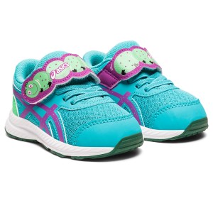 Asics Contend 8 TS - Kids Running Shoes - Sea Glass/Orchid