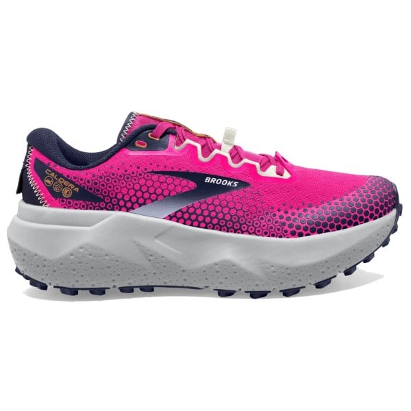 Brooks Caldera 6 - Womens Trail Running Shoes - Pink Glo/Peacoat ...