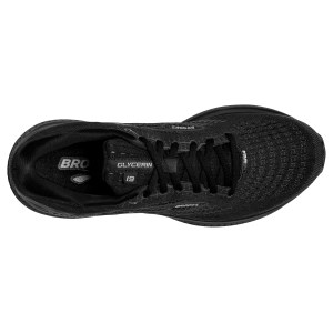Brooks Glycerin 19 - Mens Running Shoes - Triple Black/Ebony