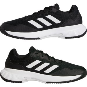 Adidas GameCourt 2.0 - Mens Tennis Shoes - Black/White