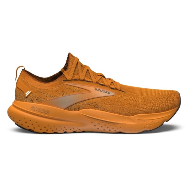 Brooks Glycerin Stealthfit 21 - Mens Running Shoes - Carrot Curl/Autumn Maple