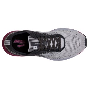 Brooks Ricochet 3 - Womens Running Shoes - Grey/Lavender/Baton Rouge